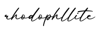 单词rhodophllite书写