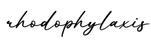 单词rhodophylaxis书写