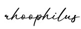 单词rhoophilus书写