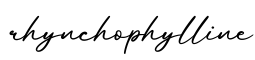 单词rhynchophylline书写