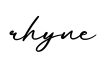 单词rhyne书写