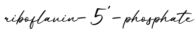 单词riboflavin-5'-phosphate书写