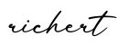 单词richert书写