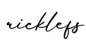单词ricklefs书写