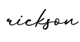 单词rickson书写