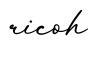 单词ricoh书写