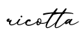 单词ricotta书写