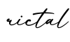 单词rictal书写