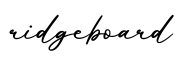 单词ridgeboard书写