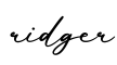 单词ridger书写