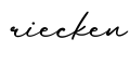 单词riecken书写