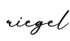 单词riegel书写