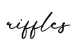 单词riffles书写