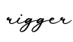 单词rigger书写