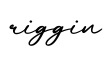 单词riggin书写