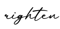 单词righten书写