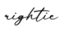 单词rightie书写