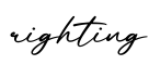 单词righting书写
