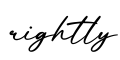单词rightly书写
