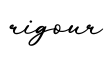 单词rigour书写