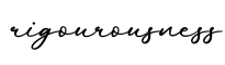单词rigourousness书写