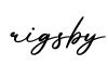 单词rigsby书写