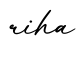 单词riha书写
