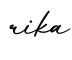 单词rika书写