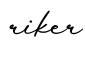 单词riker书写