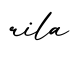 单词rila书写