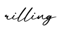 单词rilling书写