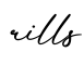 单词rills书写