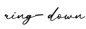 单词ring-down书写