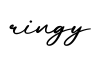 单词ringy书写