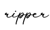 单词ripper书写