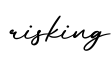 单词risking书写