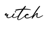 单词ritch书写