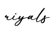 单词riyals书写