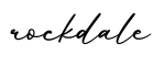 单词rockdale书写