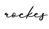 单词rockes书写