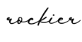 单词rockier书写