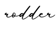 单词rodder书写