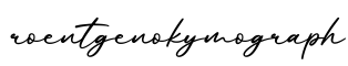 单词roentgenokymograph书写