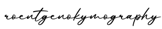 单词roentgenokymography书写