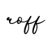 单词roff书写