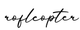 单词roflcopter书写