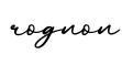 单词rognon书写
