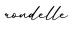 单词rondelle书写