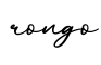 单词rongo书写