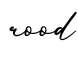 单词rood书写